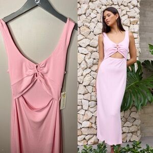 NWT Ocean Drive Rib Knit Cut Out Maxi